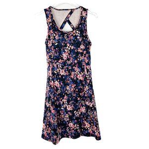 NWT Stitch Fix We Wander Floral Cutout Back Athletic Dress Mini Size Small S NEW